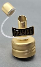 Helbing Kümmelschnaps Ausgießer Ausschank Dosierer Frischestopfen golden 7023