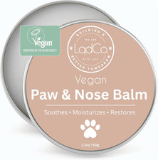 All in One Natural Vegan Dog Paw and Nose Balm, Winter and Summer Paw Protection