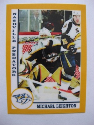2015 SCA Michael Leighton 03/10 nashville predators goalies never issued produce