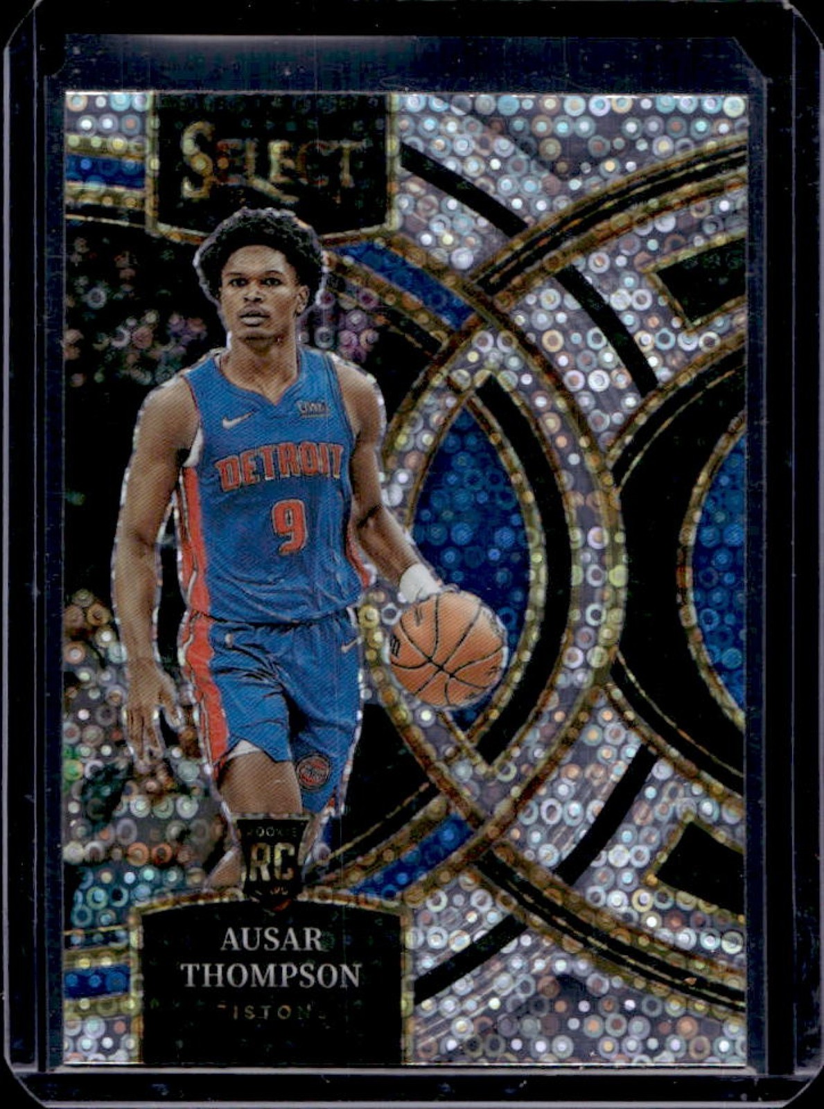 2023-24 Select Ausar Thompson RC Disco Prizm Premier Level #128 Pistons