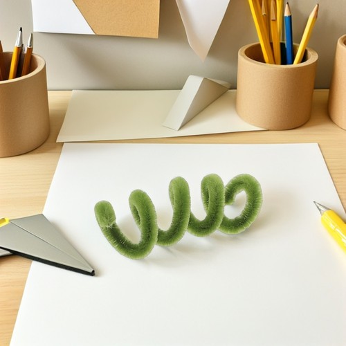  500 piezas artesanías de limpieza de tuberías tallos de chenilla para suministros de decoración de obras de arte - Imagen 8 de 12