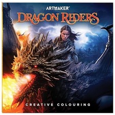 Art Maker Creative Colouring Dragon Riders -  NEW Hinkler Pty Ltd