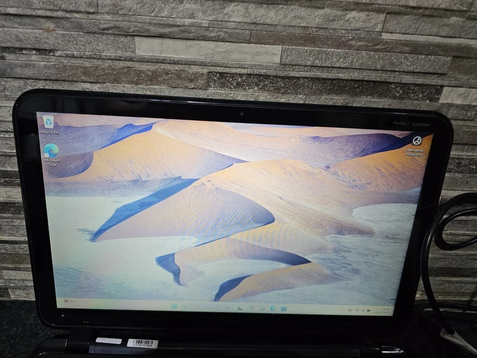 K505 HP TouchSmart 15-B160EA Laptop AMD A4 4gb Ram 128gb Ssd Windows 11 Touch Sc - Image 3 of 4