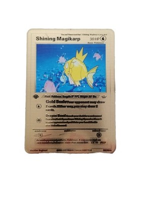 1st Edition Shining Magikarp Gold Card