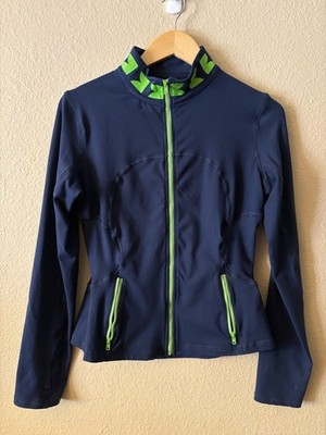 Seattle Seahawks 12th Man Active Jacket Women's Small Navy Full Zip