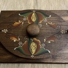 Vintage Wooden Stacker Napkin Holder 2-Piece Picnic Cottage Core Farmhouse Style — photo 3