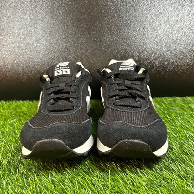 New Balance 515 Sneakers Black White Suede Mesh Casual 