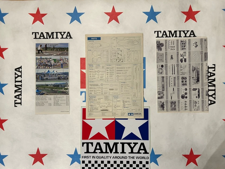 Vintage Tamiya Tyrrell P34 Six Wheeler 58003, RA-1003, Manual - Excellent Clean - Image 2 of 3