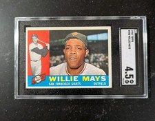 1960 Topps Willie Mays BVG 4.5 #200 S.F. Giants