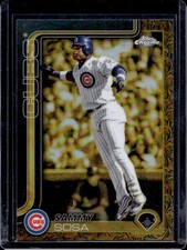 2025 Topps Gilded Sammy Sosa Chrome Gold Refractor #/99 Cubs