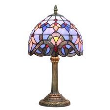 Tiffany Lamp Stained Glass lamp Small Bedside Table Lamp for Living Room Bedroom