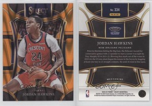 2023 Select Mezzanine Level Orange Tectonic Prizm Jordan Hawkins #334 Rookie RC