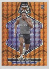 2024 Panini Mosaic Rookies Orange Mosaic Prizm 42/199 Adisa Isaac #374 14tb