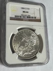 1884-O Morgan Silver Dollar MS64 NGC #050