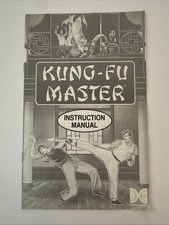 Vintage 1984 Kung-Fu Master Commodore 64 MANUAL ONLY