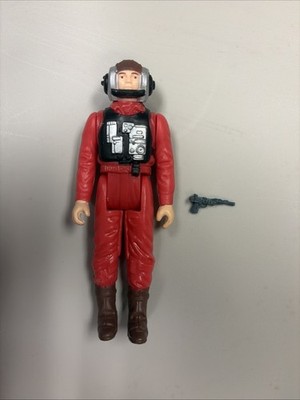 B-Wing Pilot Complete Vintage Star Wars 1984 Kenner Acton Figure