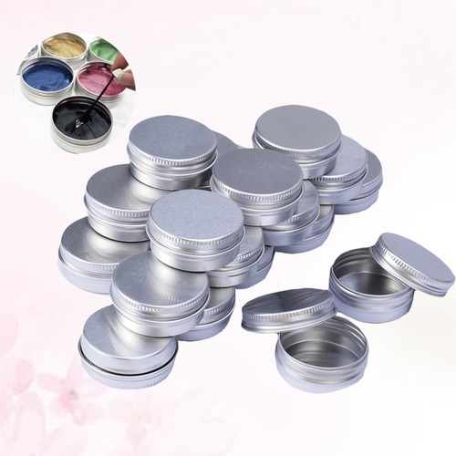10 Pcs Aluminum Box Travel Containers for Creams Jar Cosmetic Bottle - Picture 4 of 11