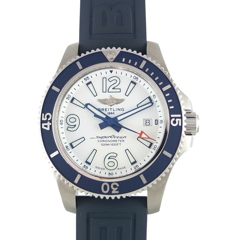 Breitling Superocean Automatic 42 A17366 A17366D81A1S1 Watch White Dial Men's