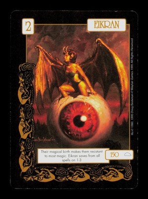 Eikran Fantasy Adventures 1995 Trading Card TC CC