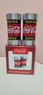 Vintage 1997 Fountain Service Coca-Cola Coke Salt & Pepper Shakers In Box 4"