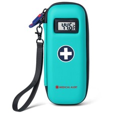 Insulin Cooler Travel Case with Temperature Display with 2 TSA Approved Ice Pack