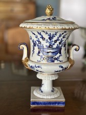 Vaso Porcellana ‘800 Francese Vieux Paris Marchiato