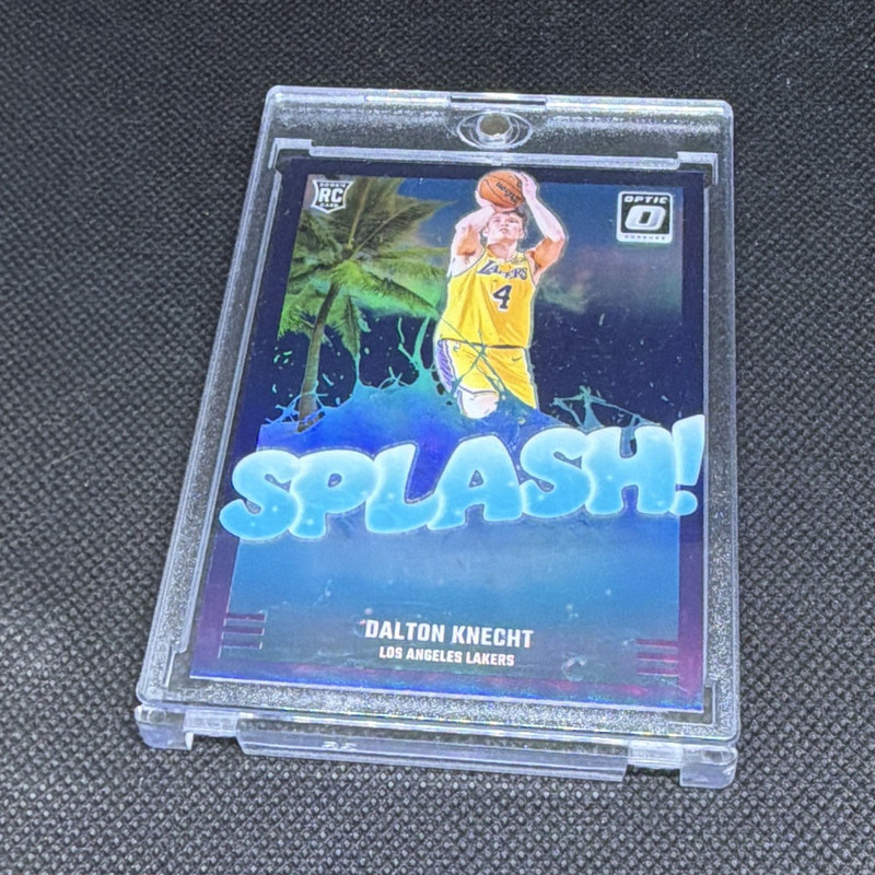 Panini Donruss Optic Dalton Knecht Splash! #5 Rookie Insert Los Angeles Lakers