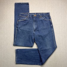 Wrangler 13MWZ Cowboy Cut Original Fit Jeans Mens 36x34 Fits 34x32 Western