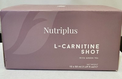 Nutriplus L-Carnitine Shot with Green Tea 15 Sachets (50ml Each)