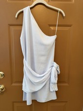 Women’s Wild Fable Light Blue Side-Tie Mini Sweater Dress Size XXL NWT