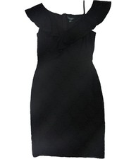 Ralph Lauren Womens Lace Cold Shoulder Dress, Black, 8