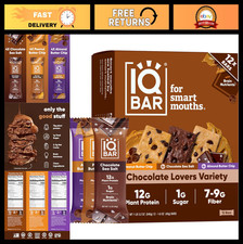 Keto Protein Bars, Low Sugar Chocolate Variety Pack - 12 Count Clean Snack