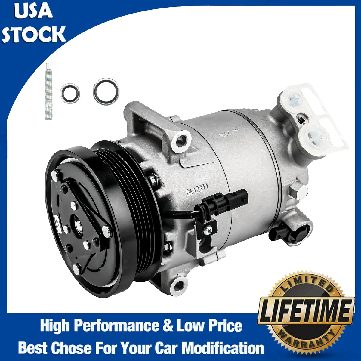 RYC AC Compressor AIG299 (Fits Chevrolet Colorado 2.5L 2015-2020