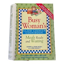 Busy Womans Cookbook By Sharon Mcfall Slowcooker Cookbook First Edition