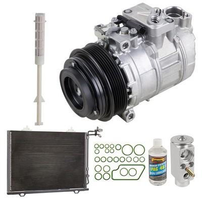 For Mercedes CLK320 2003 OEM AC Compressor w/ Condenser Drier CSW