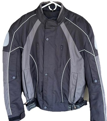 X Element W/ Armor Men s 2XL Motorcycle Jacket/Coat Advanced Gear. 2TONE Black