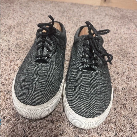Polo Ralph Lauren Mens Slip On Sneakers Super Matte Nylon Carbon Grey 11 Sample Ralph Lauren Nylon Upper Casual Shoes for Men for sale | eBay main image 3