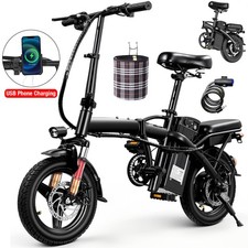 Folding Electric Bike for Adults and Teens 560W Motor 48V 10AH 24MPH Speed Ebike
