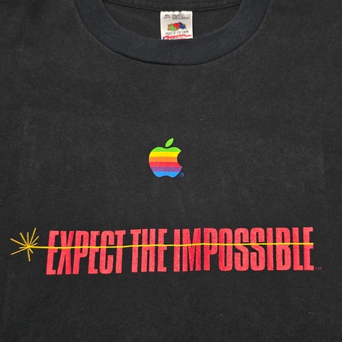Camiseta De Colección Apple Expect The Impossible Mission Impossible Promo Manga Larga XL - Imagen 4 de 15