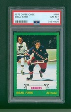 1973 O-Pee-Chee Hockey Card - #165 Brad Park, PSA 8 NM/MT