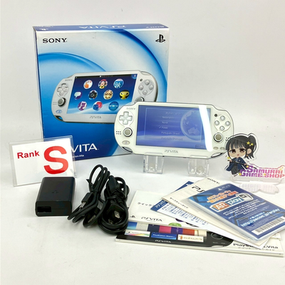 PS Vita PCH-1000 Sony PlayStation Crystal White Console & AC Boxed