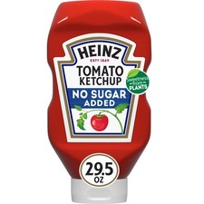 Tomato Ketchup with No Sugar Added, 29.5 oz B...