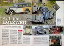 Oldtimer Praxis 3022) IFA F8 Kombi mit 20PS Restaurierung - ein interessanter Be