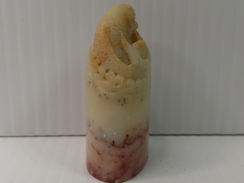 Antique Chinese Shoushan Seal Stone (69.4g) - Picture 6 of 11