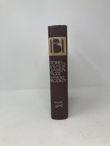 Stories In An Almost Classical Mode by Harold Brodkey First 1st Ed LN HC 1988 - Bild 2 von 7