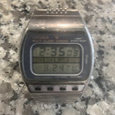 Vintage CITIZEN Quartz LCD Men's #41-1035   GN-4- S watch