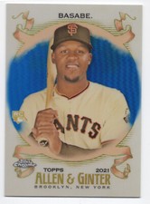 Luis Basabe 2021 Topps Allen & Ginter's Chrome Blue Refractor #'d /150 Rookie RC