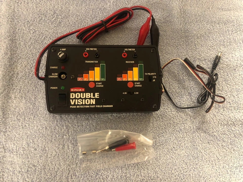 Hangar 9 Double Vision Ni-Cad Battery Field Charger HAN114 NEW!! - Image 3 of 4