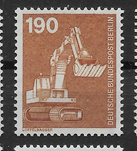 Berlin 1982 ** Satz Mi 668-72 Industrie und Technik I&T III Freimarken 03164A - Bild 3 von 6