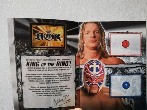 Album Wrestling King of the ring con 24 figurine Merlin 2005 - Foto 2 di 4